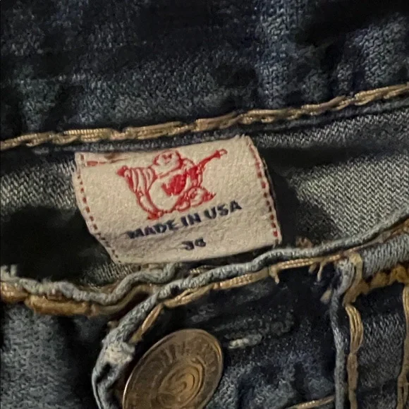 True Religion Ricky Super T men’s Denim Bootcut Jeans - Picture 3 of 8